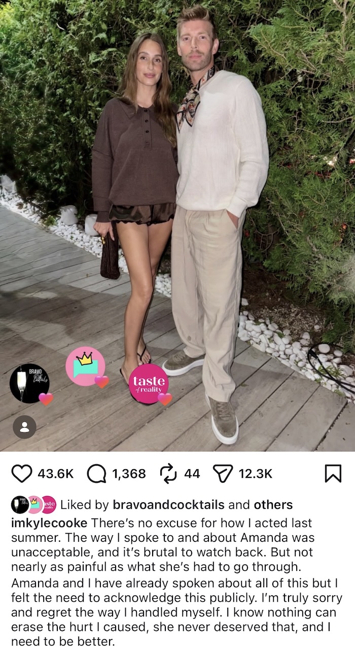 AMANDA & WEST: THE APOLOGY THAT WASN'T! Bravo King Andy COHEN SLAMS Couple After SHOCKING Statement!