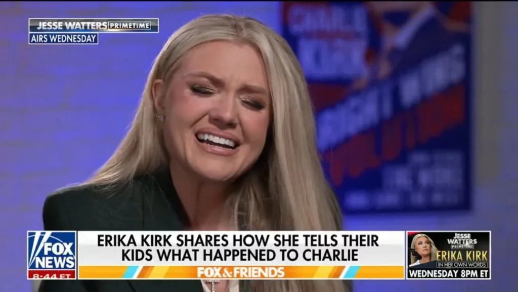 ERIKA KIRK’S TEARS FLOOD THE ROOM! SHOCKING MELTDOWN AFTER WHITE HOUSE DINNER CHAOS—Did Charlie DITCH HER?!