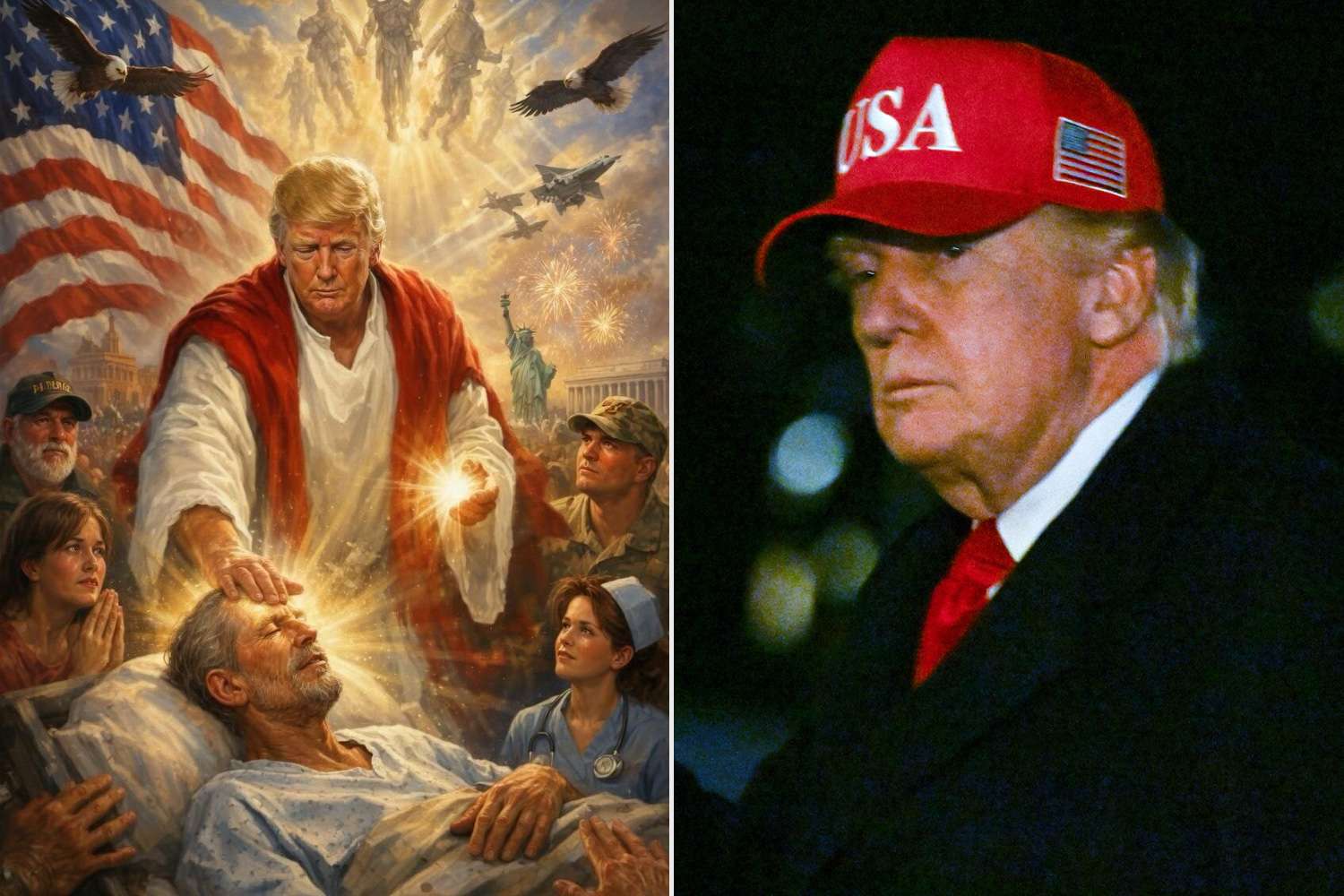 TRUMP TURNS DIVINE! Inside the SHOCKING Jesus Pic That Broke the Internet!