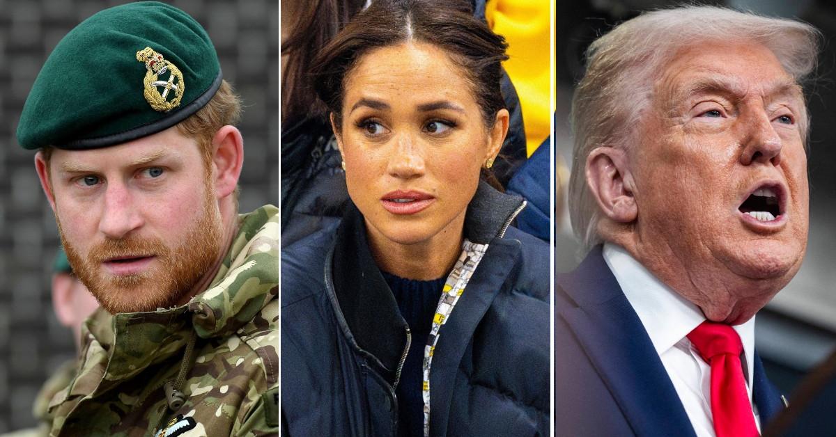 Trump's ROYAL RUMBLE: EXCLUSIVE Digs at Harry & Meghan's Exit—Did Queen Liz Spill Tea?!