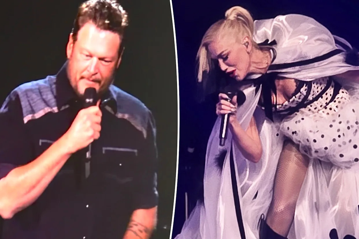 BLAKE SHELTON SHADES HIS OWN MANAGER OVER GWEN'S SPHERE SHOW! IS MARRIAGE TROUBLE BREWING OR JUST BAD SCHEDULING?!